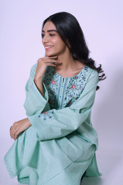 Stitched 2 Piece Cotton Slub Suit