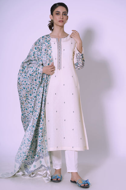 Stitched 2 Piece Dobby Suit