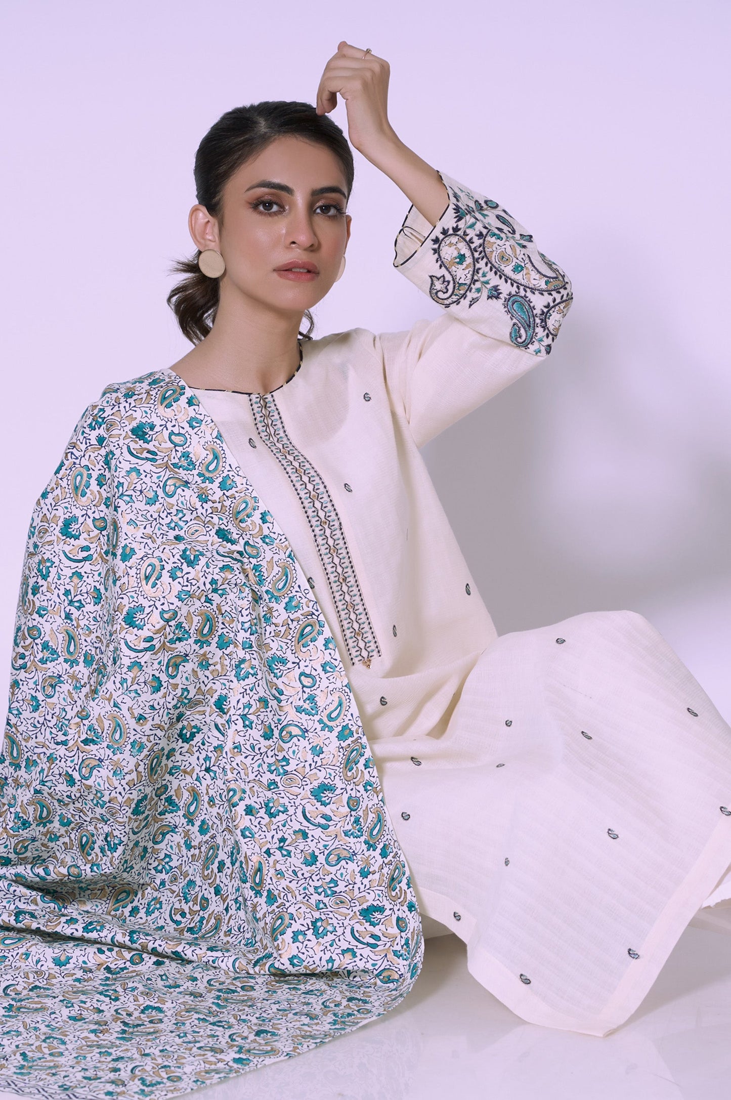 Stitched 2 Piece Dobby Suit