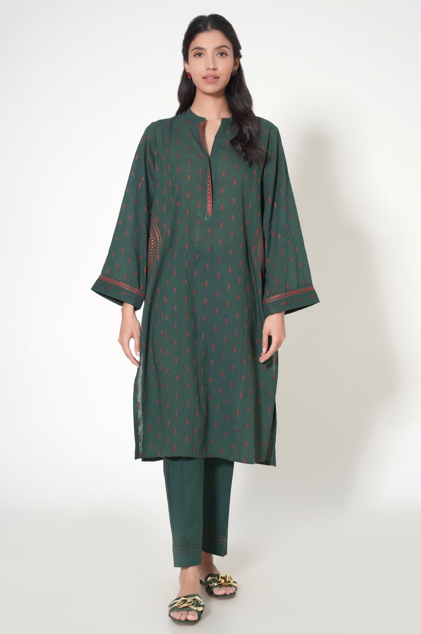 Stitched 2 Piece Jacquard Suit