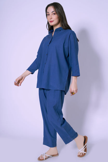 Stitched 2 piece Cambric Co-ord Set