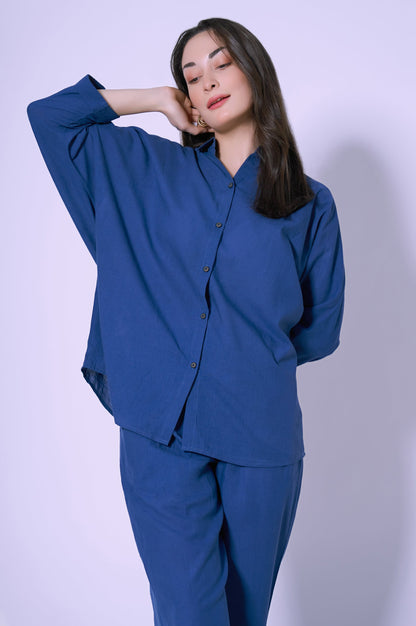 Stitched 2 piece Cambric Co-ord Set