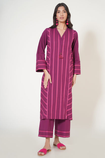 Stitched 2 Piece Jacquard Suit