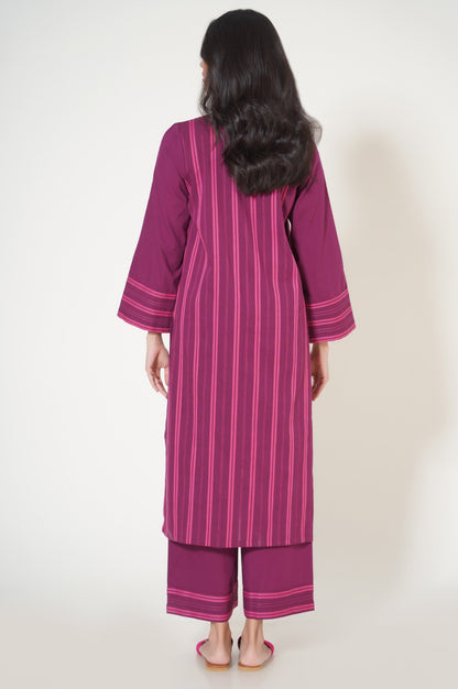 Stitched 2 Piece Jacquard Suit