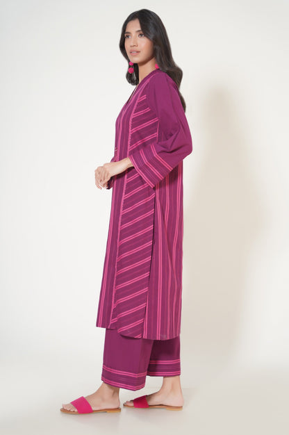 Stitched 2 Piece Jacquard Suit