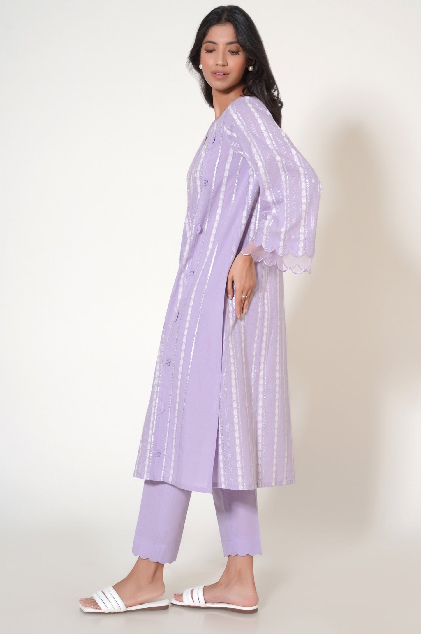 Stitched 2 Piece Jacquard Suit