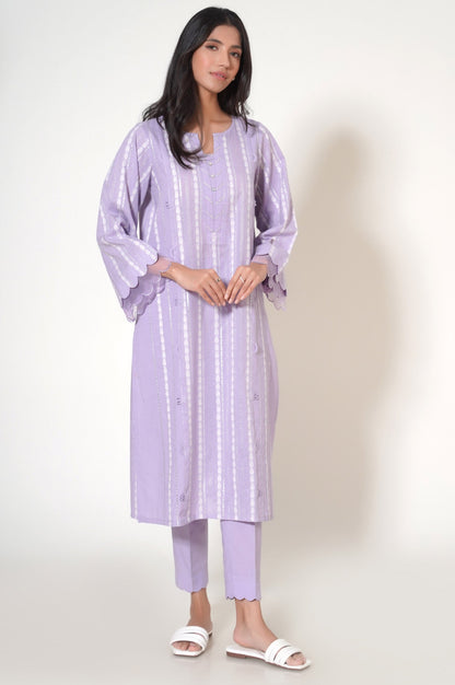 Stitched 2 Piece Jacquard Suit