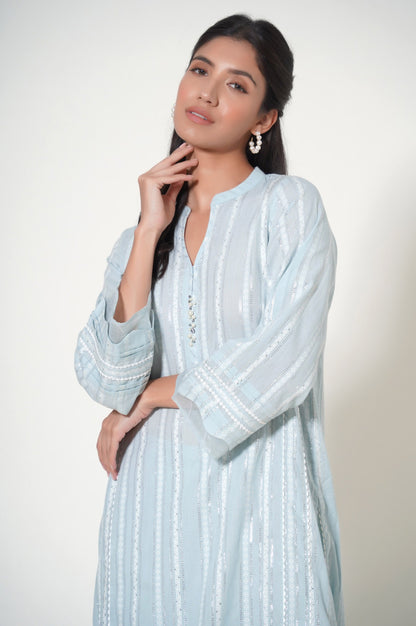 Stitched 2 Piece Jacquard Suit