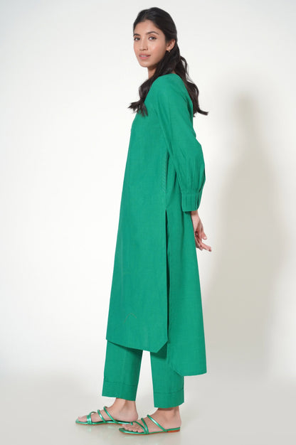 Stitched 2 Piece Tencel Stylized Suit