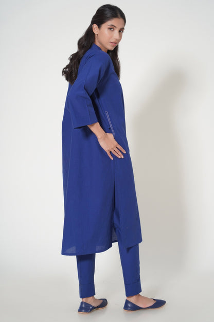 Stitched 2 Piece Stylised Tencel Suit