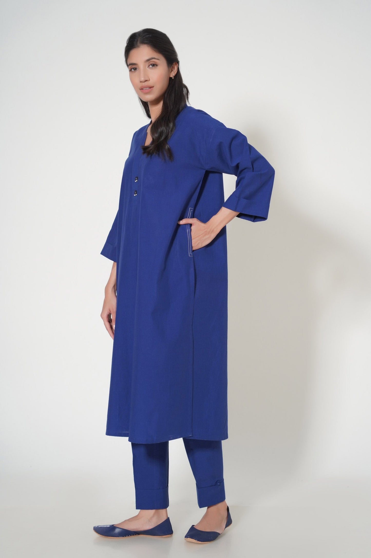 Stitched 2 Piece Stylised Tencel Suit