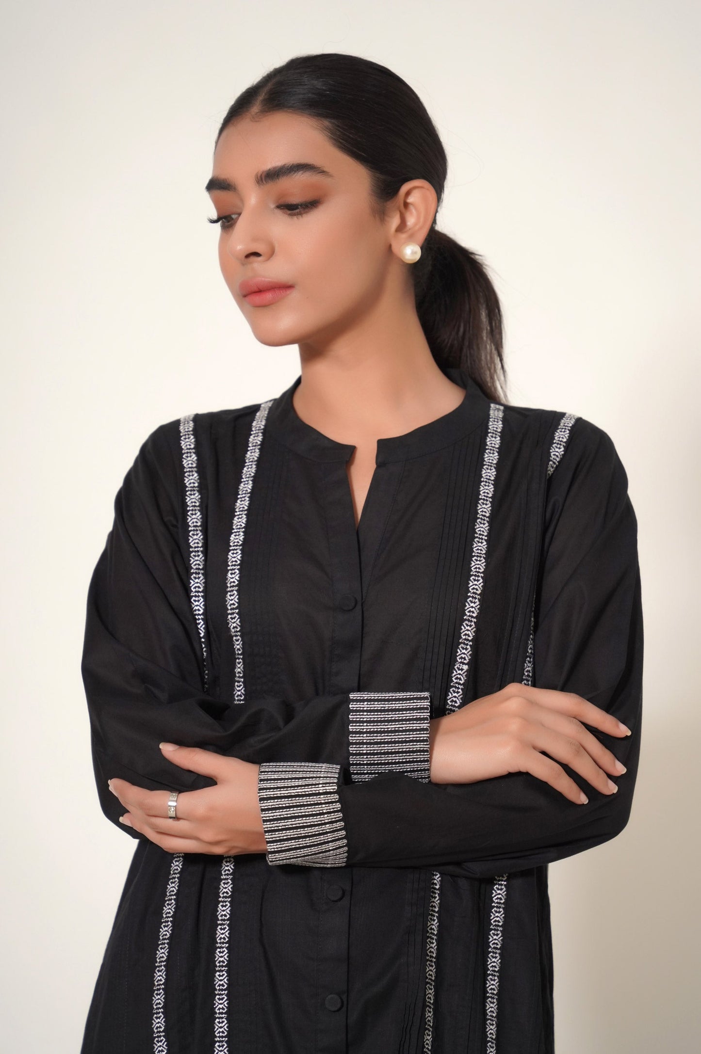 Stitched 2 Piece Embroidered Suit