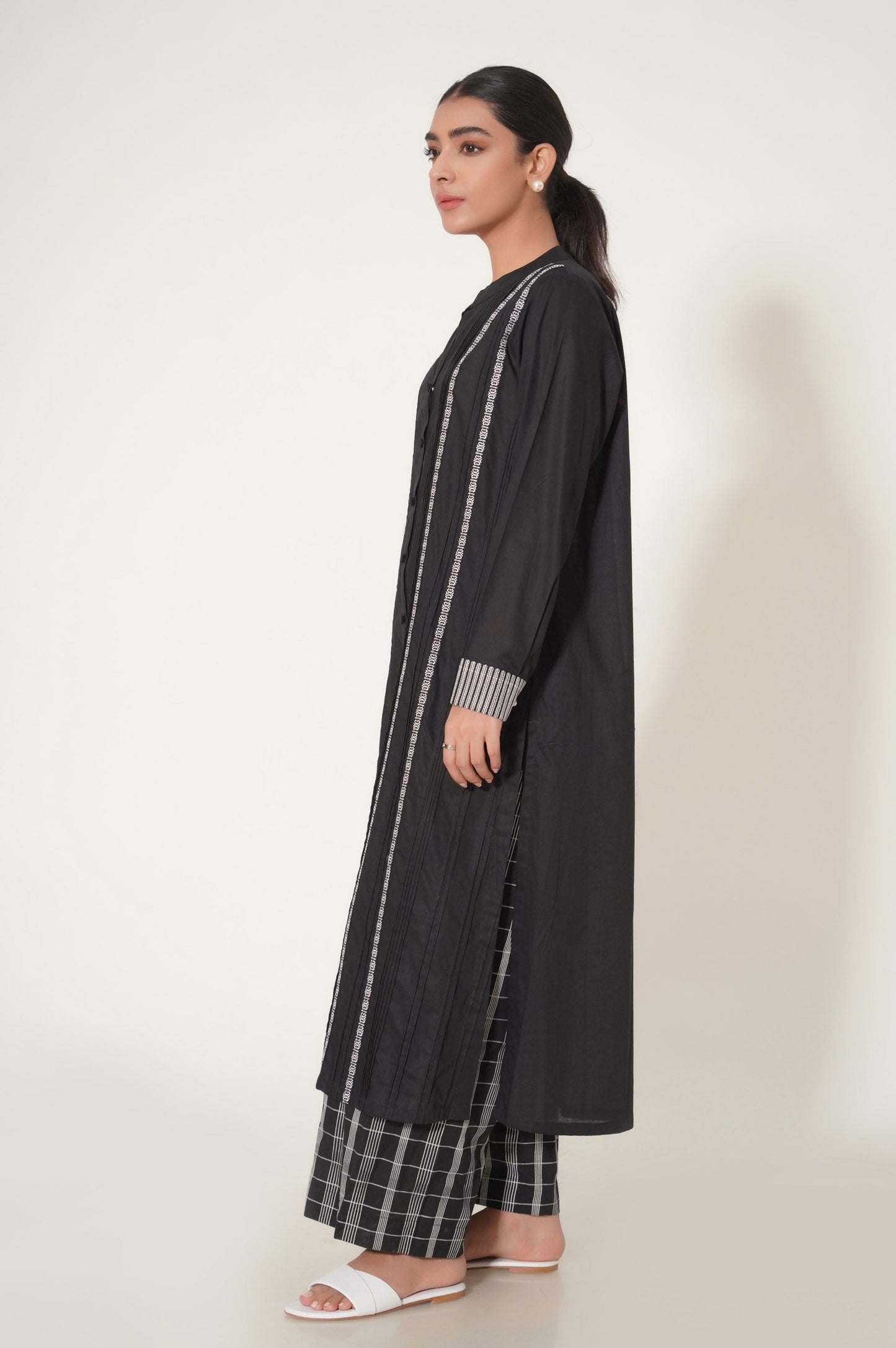 Stitched 2 Piece Embroidered Suit