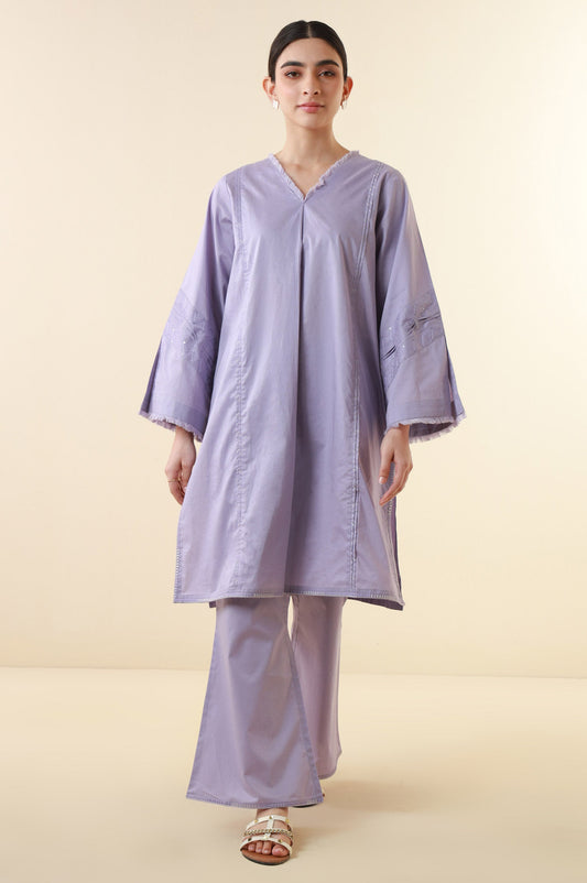 Stitched 2 Piece Stylized Tencel Suit