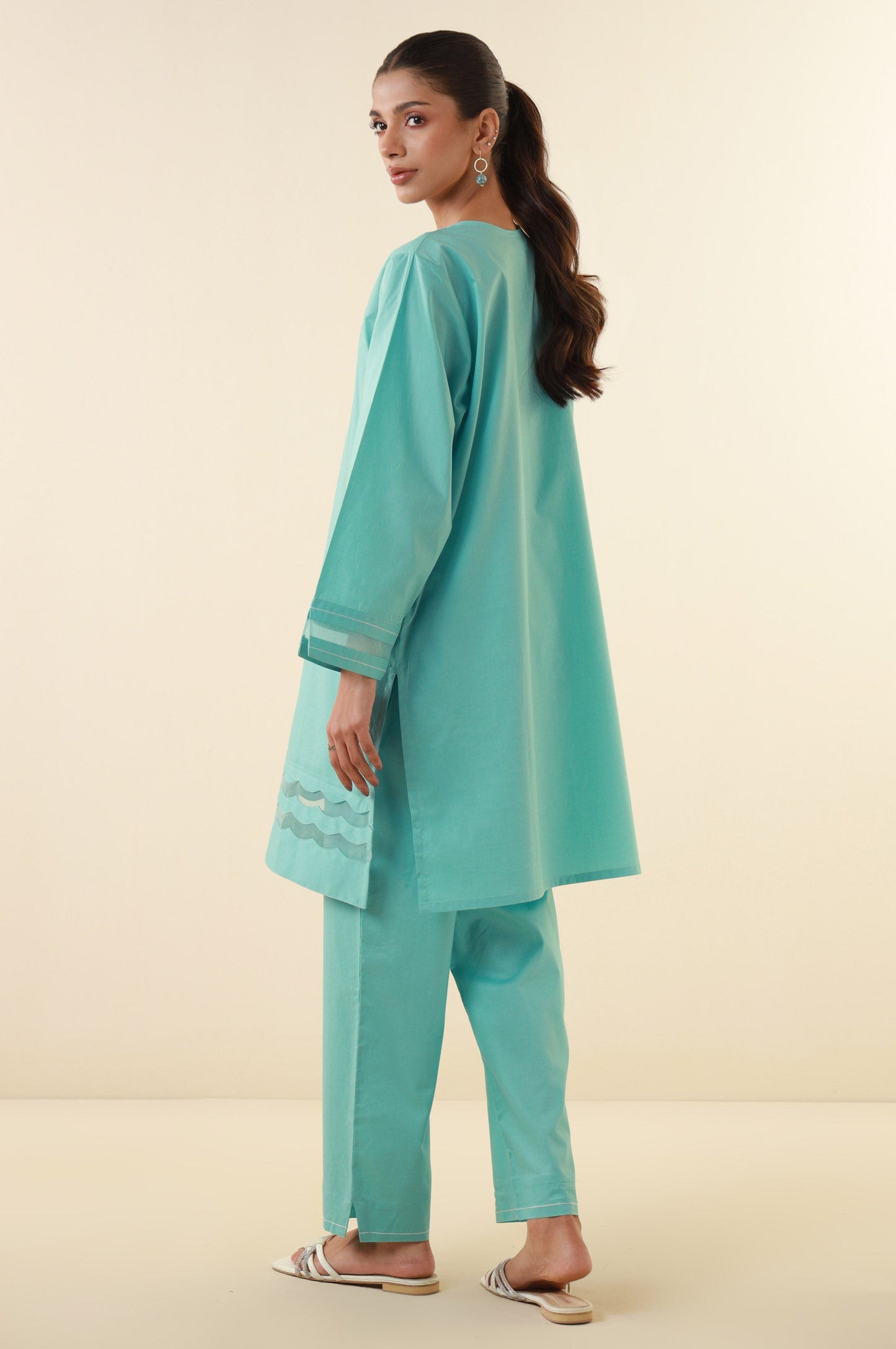 Stitched 2 Piece Stylized Tencel Suit