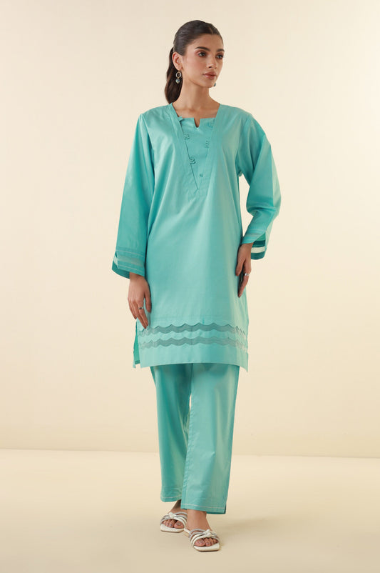Stitched 2 Piece Stylized Tencel Suit