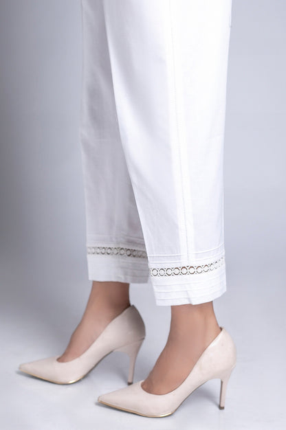 Cambric Capri Pants - White
