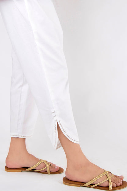 Cambric Capri Pants - White
