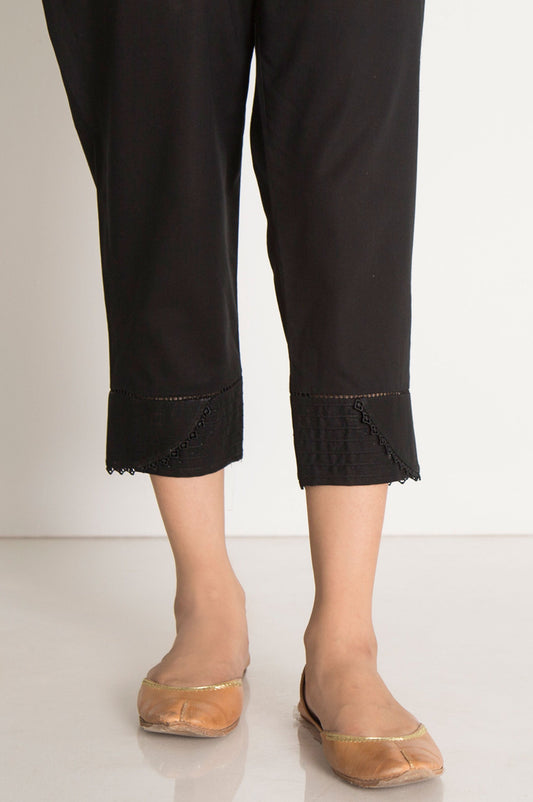 Embellished Capri Pant - Black