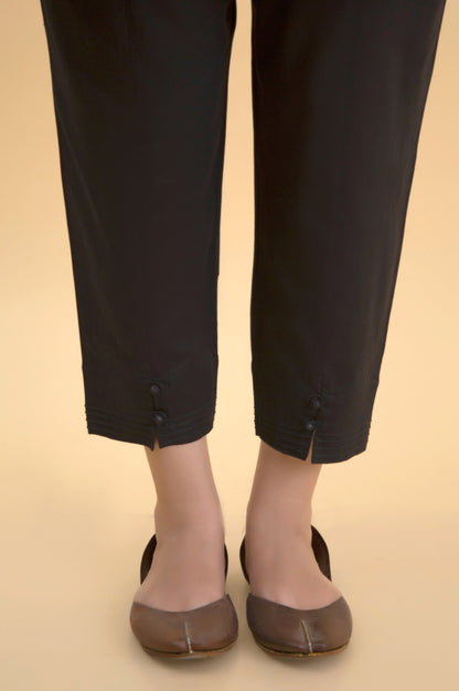 Embroidered Cambric Cigarette Pants