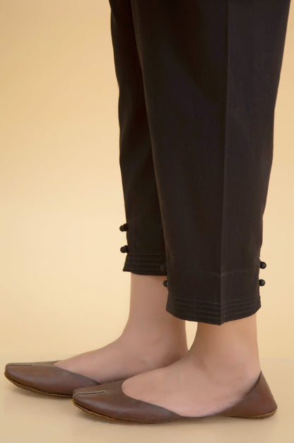 Embroidered Cambric Cigarette Pants