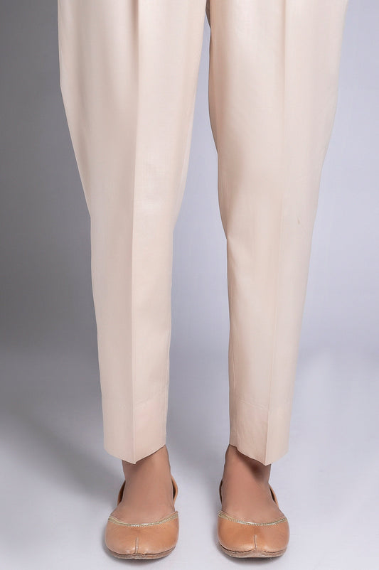 Basic Cigarette Pants - Beige