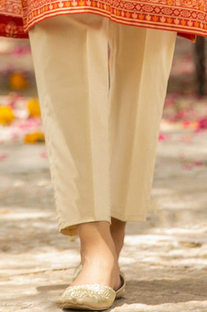 Basic Cambric Pants - Beige