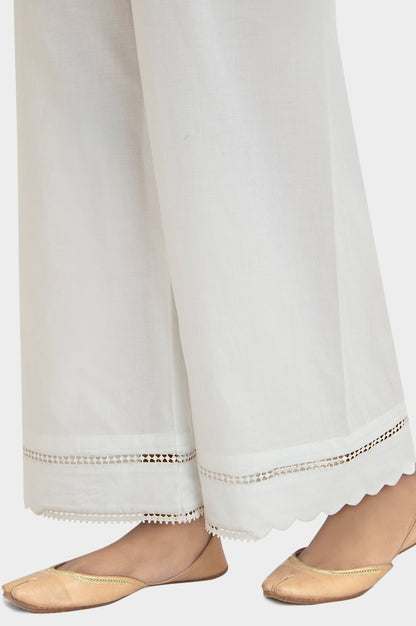 Embellished Cambric Culottes - White