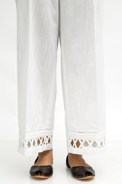 Stylize Khaddar Cullottes  - White