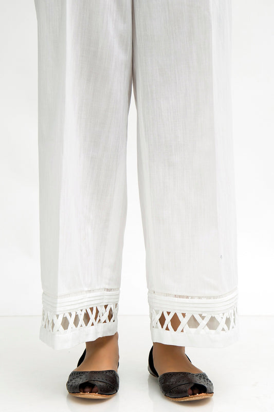 Stylize Khaddar Cullottes  - White