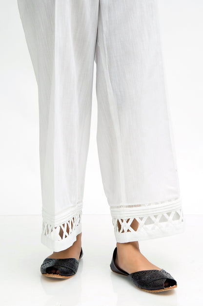 Stylize Khaddar Cullottes  - White