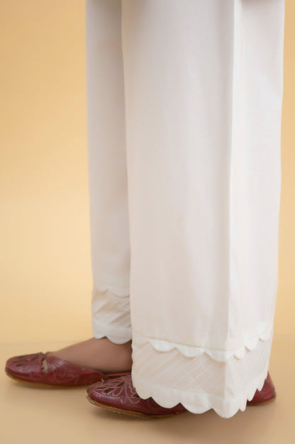 Embroidered Cambric Culottes Pants