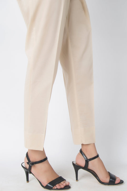 Basic Cambric Cigarette Pants - Butter