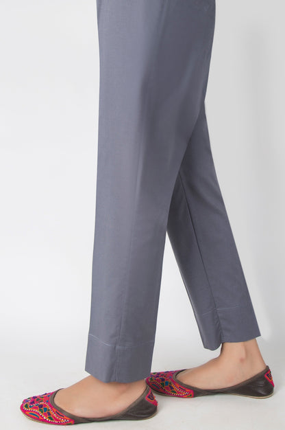 Basic Color Cambric Pants - Slate Grey