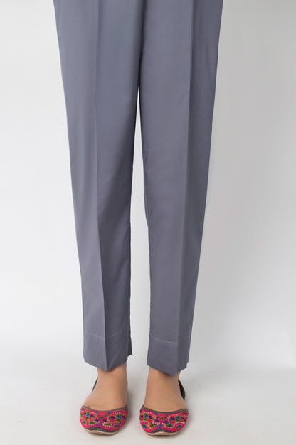 Basic Color Cambric Pants - Slate Grey