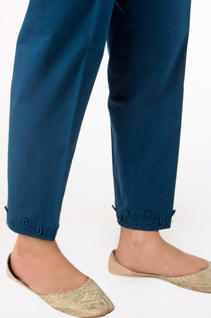 Cambric Cigarette Pants  - Teal