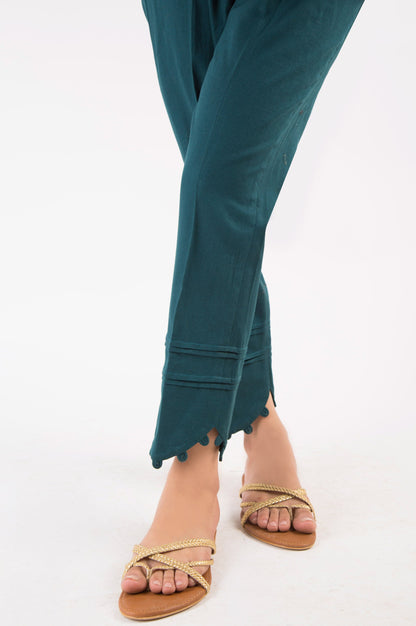 Embellished Cottel Pants - Teal