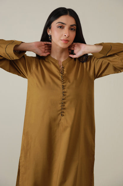 Stitched 2 Piece Stylized Cambric Suit