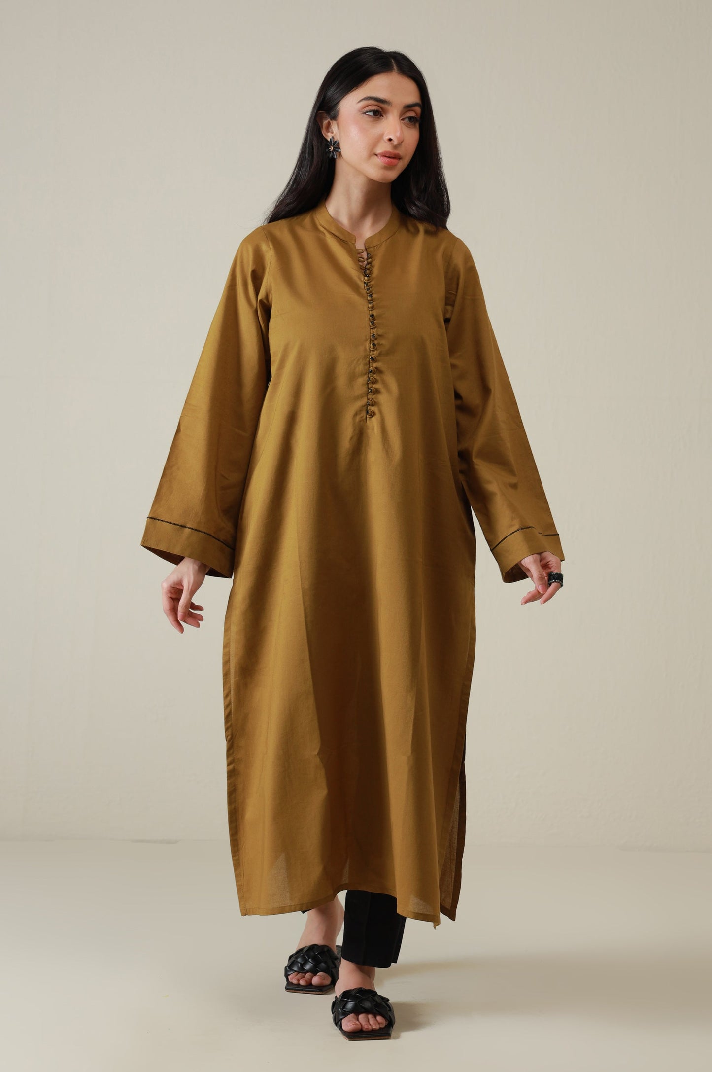 Stitched 2 Piece Stylized Cambric Suit