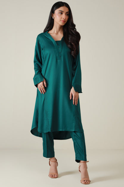 Stitched 2 Piece Stylized Cambric Suit