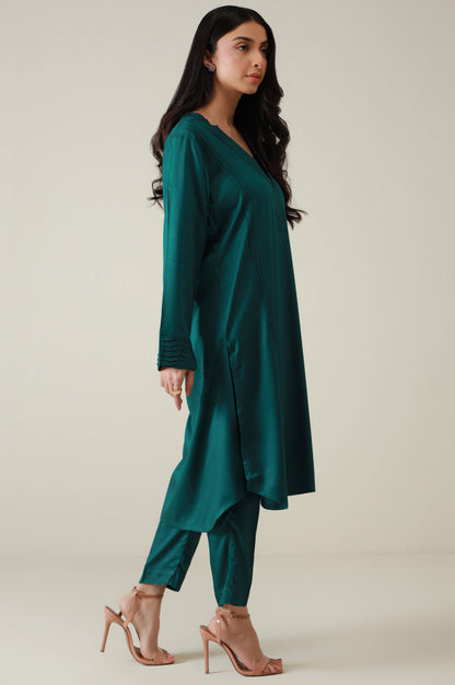 Stitched 2 Piece Stylized Cambric Suit