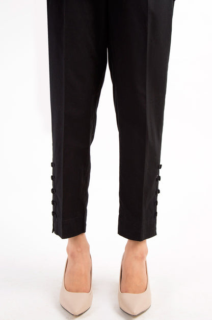 Embellished Cambric Pants - Black