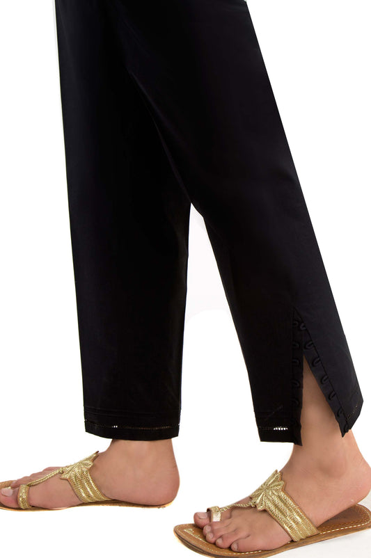 Embellished Cigarette Pants - Black