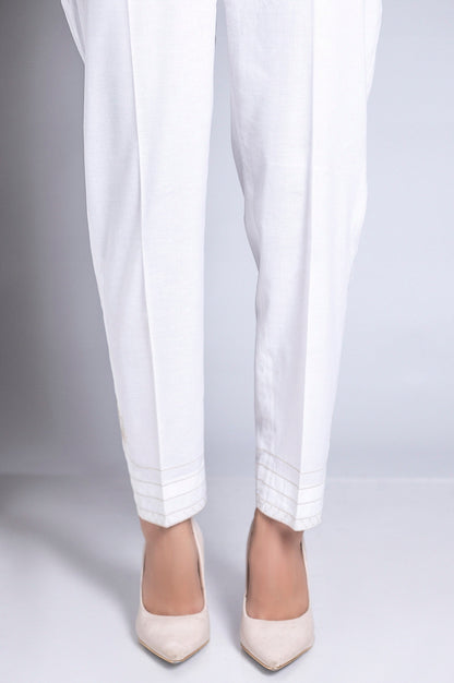 Embroidered Cigarette Pants