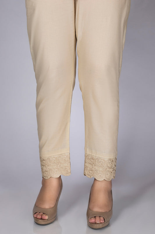Embroidered Cigarette Pants