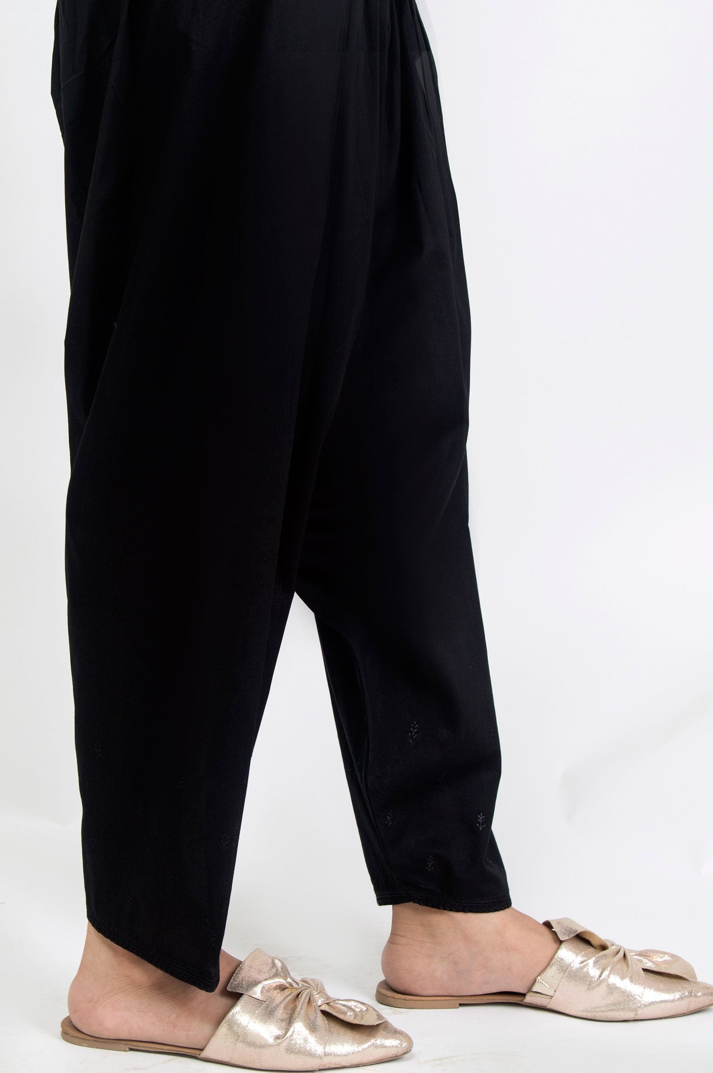 Embroidered Shalwar - Black