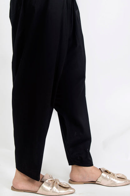 Embroidered Shalwar - Black