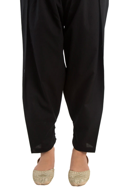 Cambric Shalwar - Black