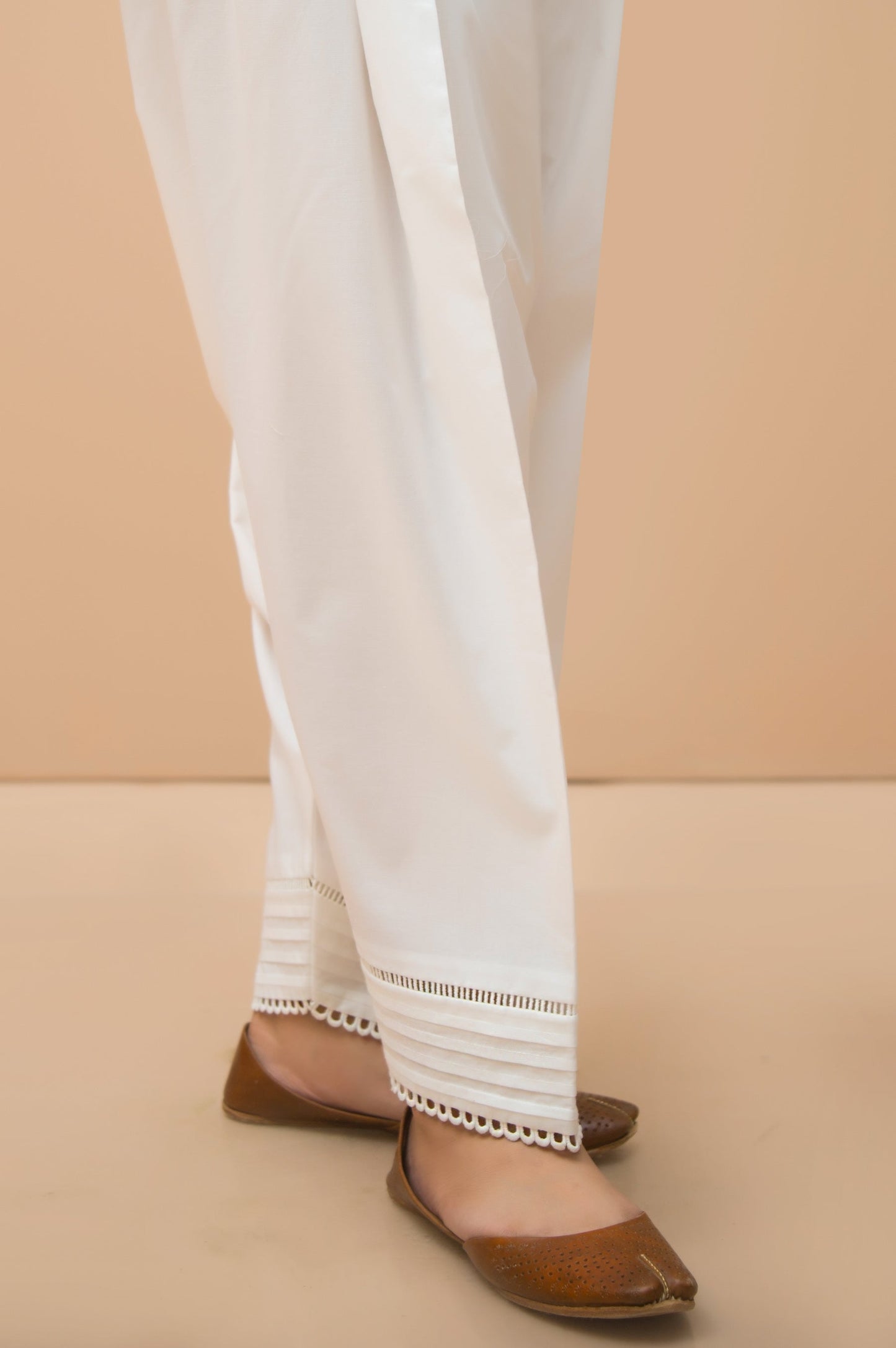 Embellished Shalwar  - Off-White