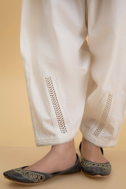 Embellished Cambric Shalwar